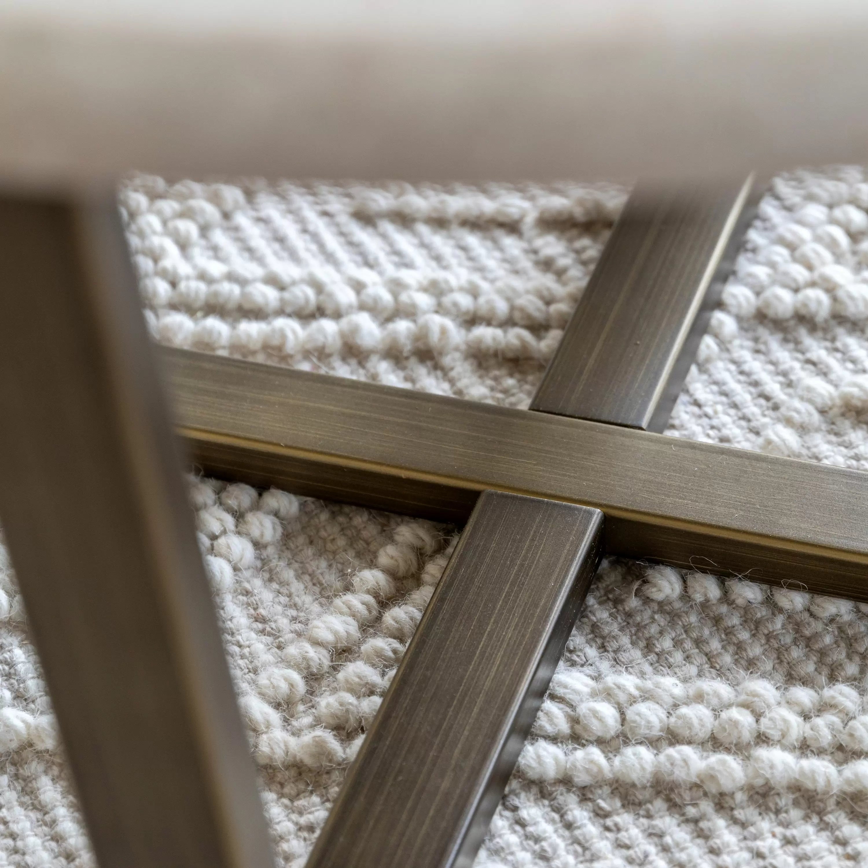Annecy Bronze & White Concrete Round Coffee Table